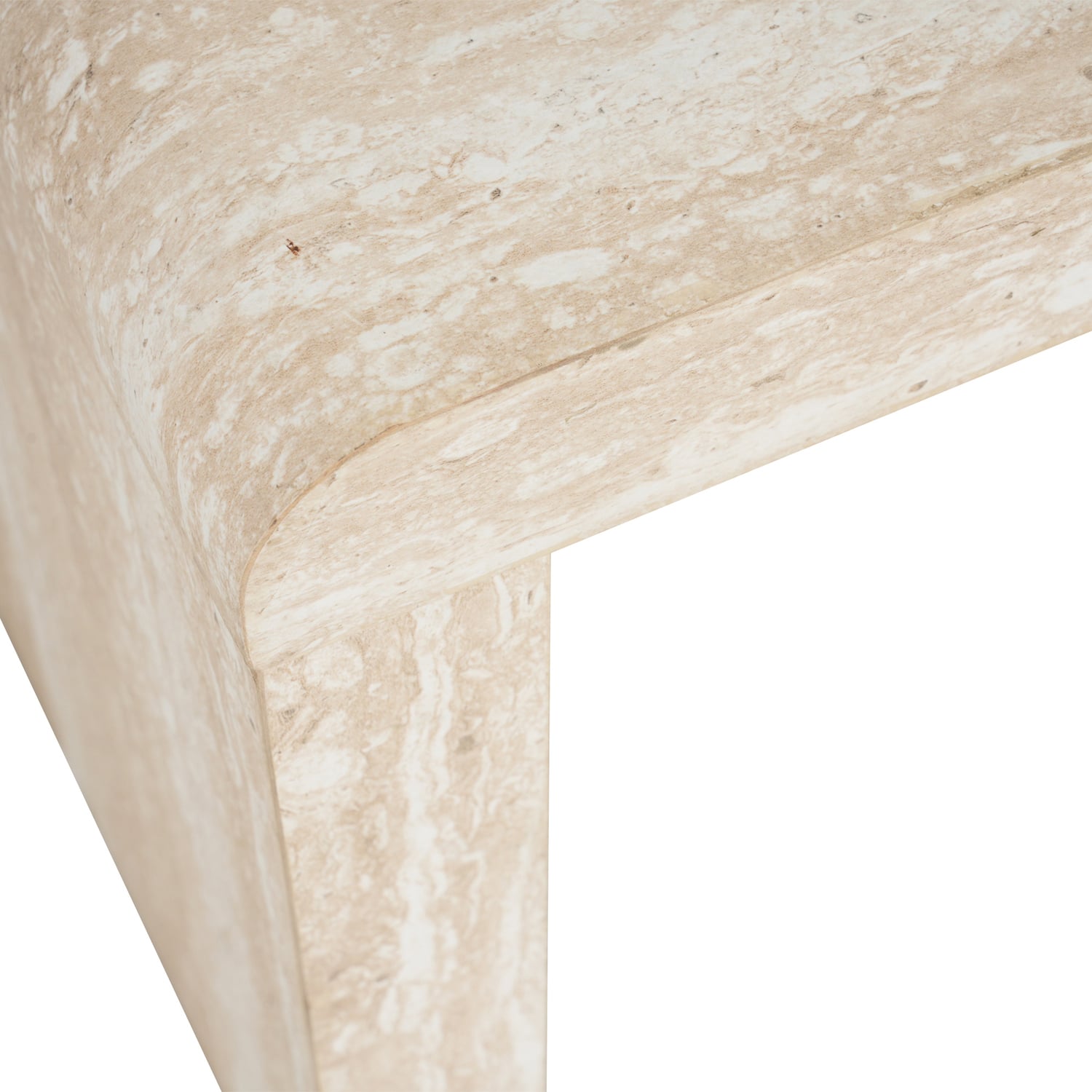 Palmera Travertine-Look Coffee Table