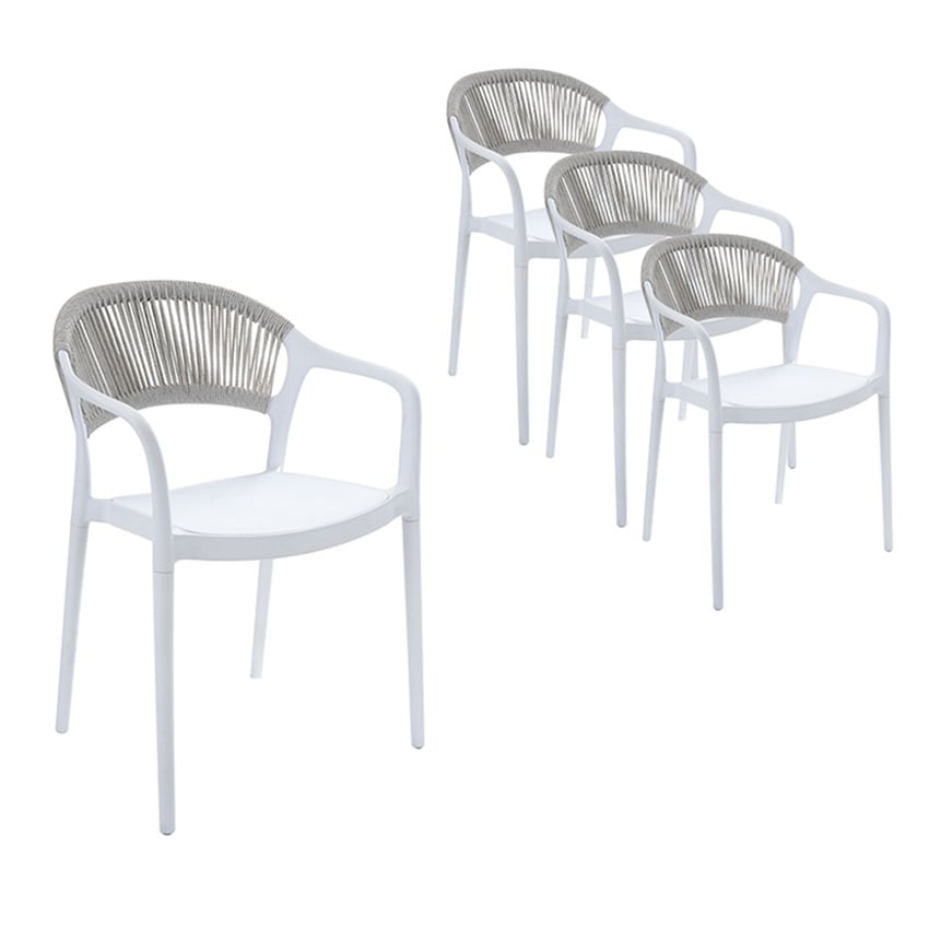Ashton Stackable Outdoor Dining Chairs