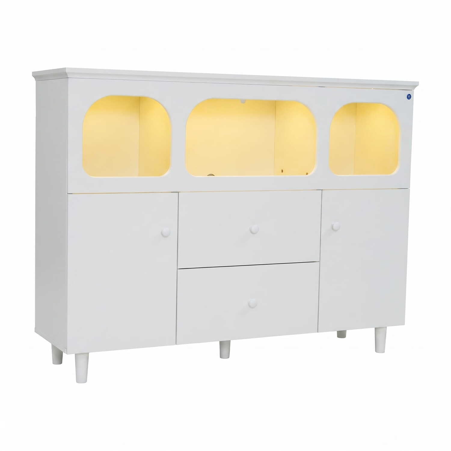 Black Felix 2 Door Sideboard with LED