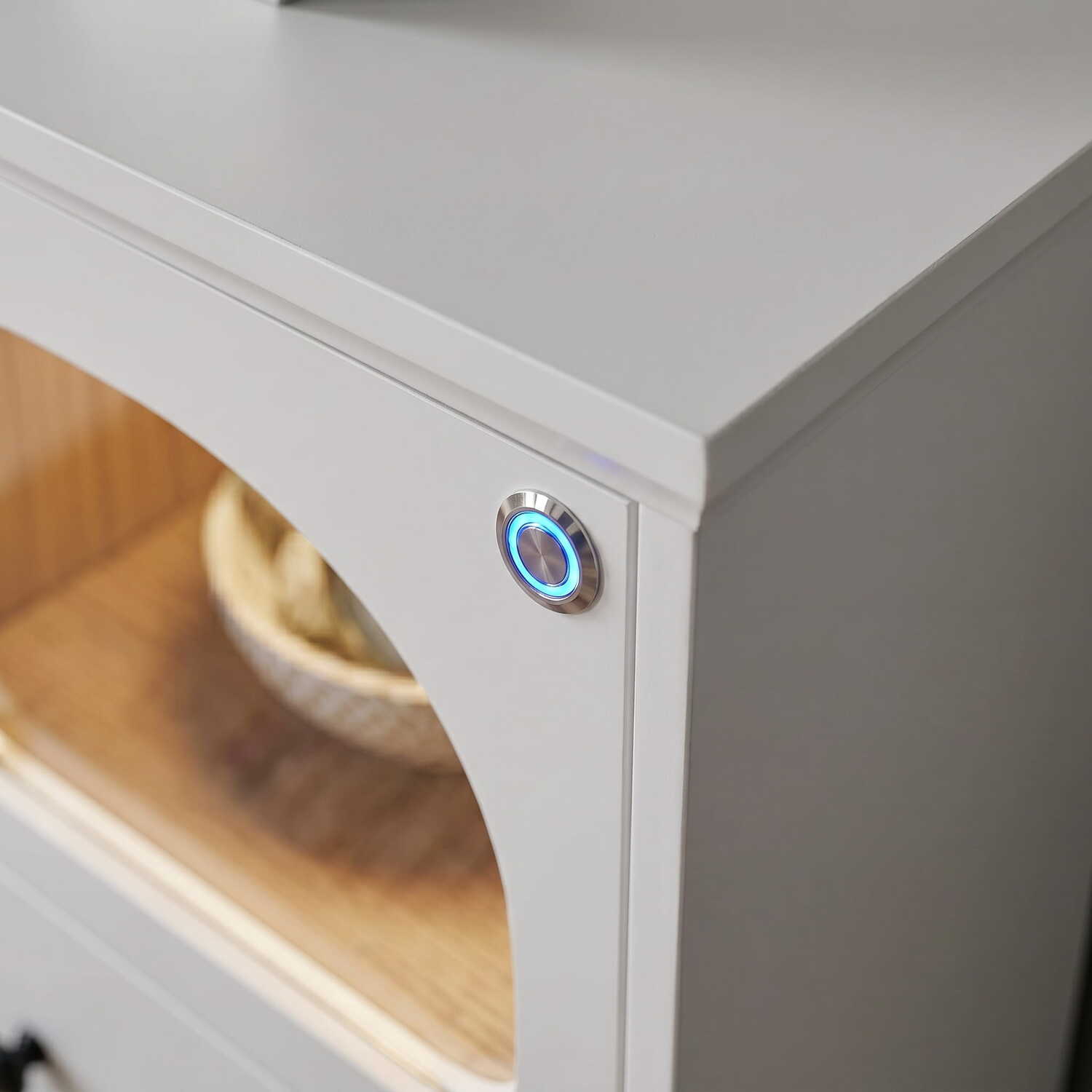 Black Felix 2 Door Sideboard with LED
