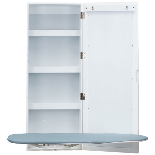 Finn Wall Mounted Ironing Board Cabinet with Mirror