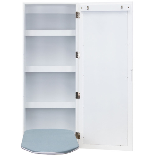 Finn Wall Mounted Ironing Board Cabinet with Mirror