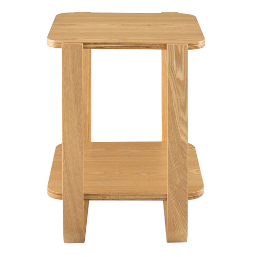 Amina Two-Tier Wooden Side Table