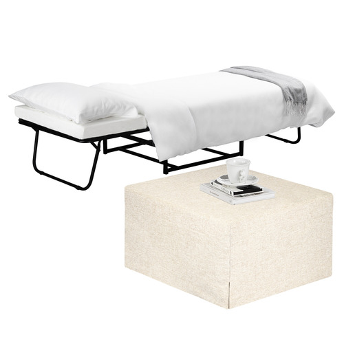 Foldlux-Convertible-Ottoman-Folding-Bed-with-Slipcover