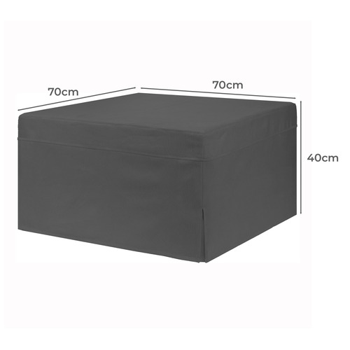 Foldlux Convertible Ottoman Sofa Bed with Slipcover