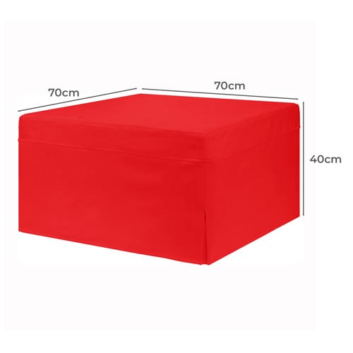Foldlux Convertible Ottoman Sofa Bed with Slipcover