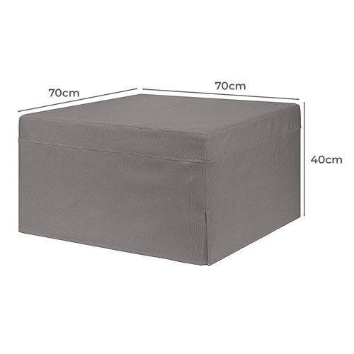 Foldlux Convertible Ottoman Sofa Bed with Slipcover
