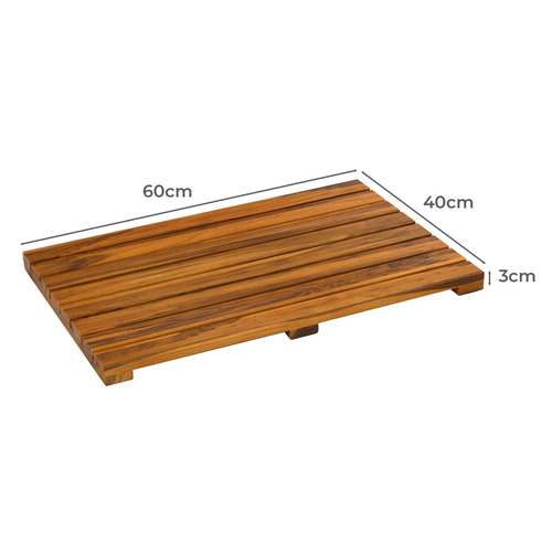 Slade Teak Wood Bath Mat