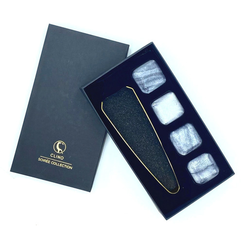 5 Piece Whiskey Stone & Tong Set Temple & ster