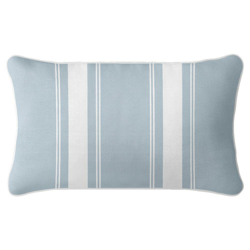 French Stripe Linen-Blend Cushion Cover
