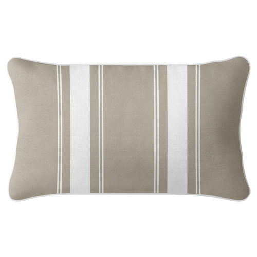 French Stripe Linen-Blend Cushion Cover