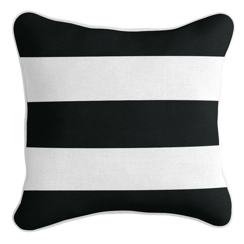 Classic Stripe Linen-Blend Cushion Cover