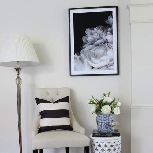 Classic Stripe Linen-Blend Cushion Cover