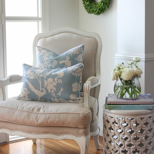 Louis Linen-Blend Cushion Cover