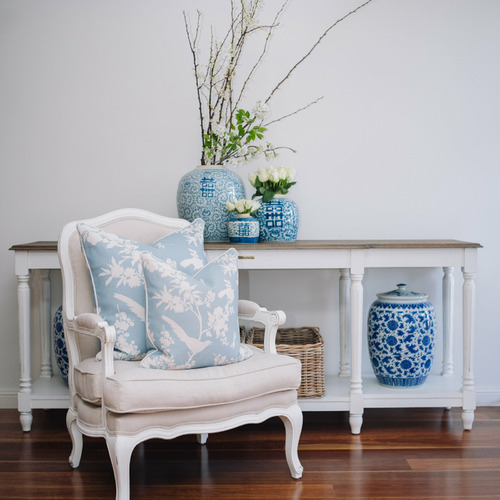 Louis Linen-Blend Cushion Cover