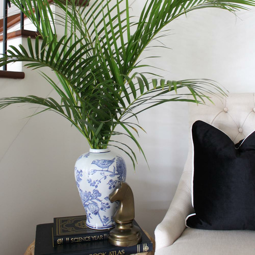 Velvet Linen-Blend Cushion Cover