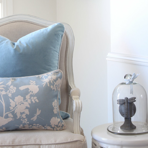 Velvet Linen-Blend Cushion Cover