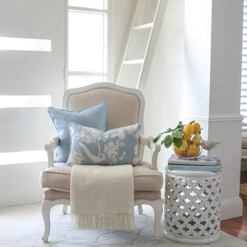 Louis Rectangular Linen-Blend Cushion Cover