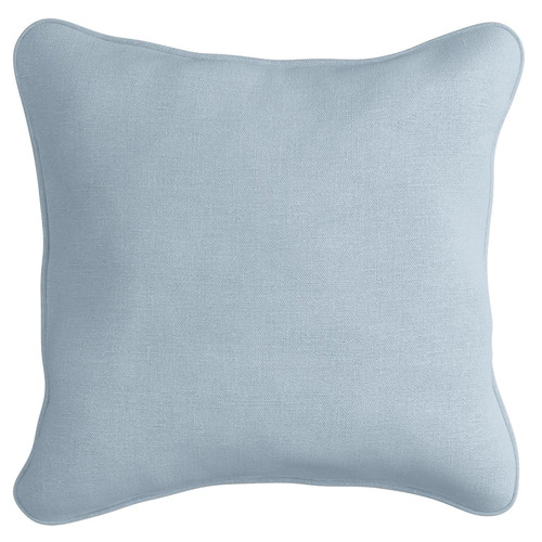Duck Egg Blue Linen-Blend Cushion Cover