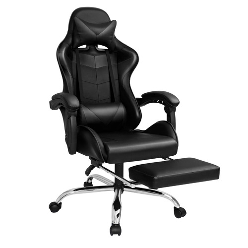 Darius Faux Leather Gaming Chair with Footrest | Temple & Webster