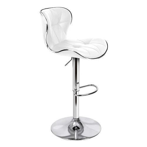 Leana Swivel Faux Leather Adjustable Barstools