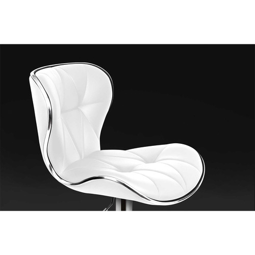 Leana Swivel Faux Leather Adjustable Barstools