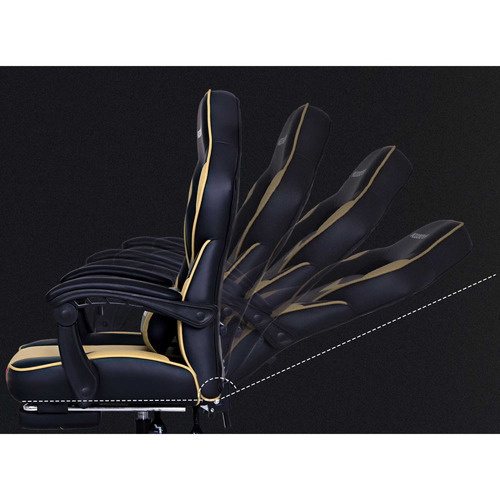 Alford Executive Gaming Chair with Footrest Temple & ster