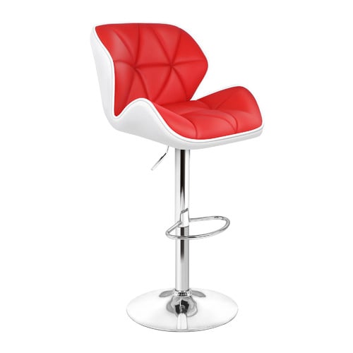 Willa Gas Lift Leather Bar Stools