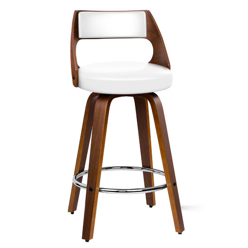 Davian Faux Leather Swivel Bar Stools