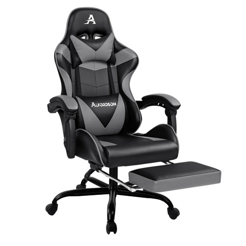 Alfordson Darius Faux Leather Gaming, Gaming Chair Leather
