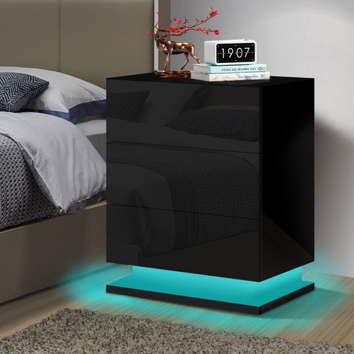 Nightstand on sale with lights