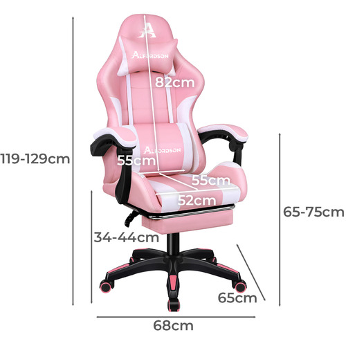 Nightcrawler PU Leather Gaming Chair with Footrest