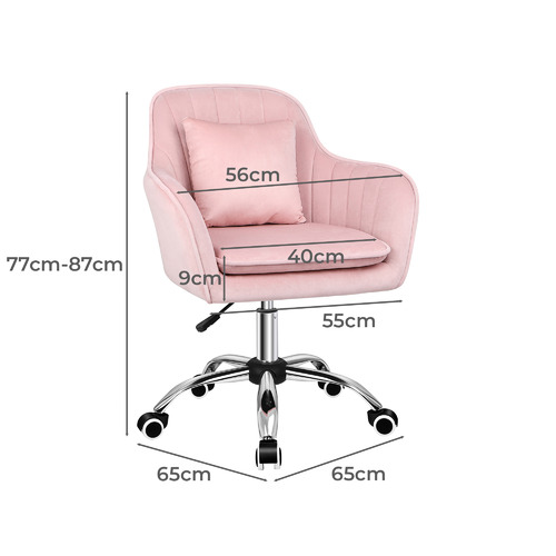 Carrion Velvet Office Chair