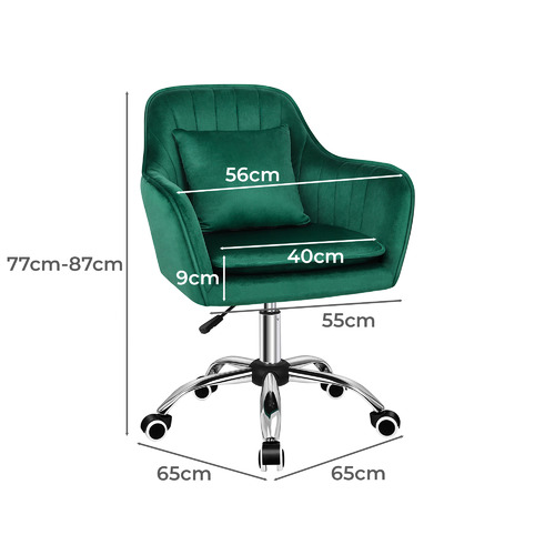 Carrion Velvet Office Chair