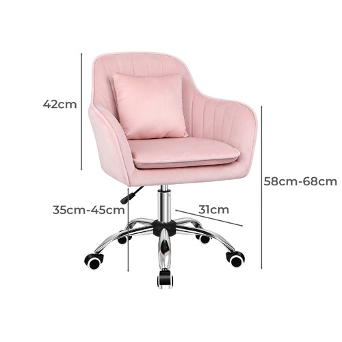 Carrion Velvet Office Chair