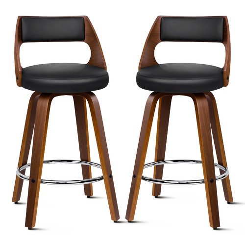 65cm-Davian-Faux-Leather-Swivel-Bar-Stools