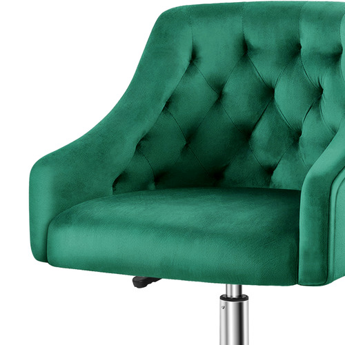 HoxtonRoom Cassie Tufted Velvet Office Chair | Temple & Webster