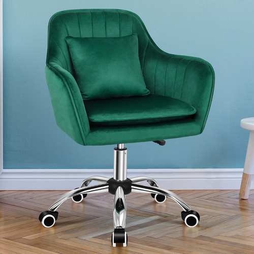 teal computer desk chair