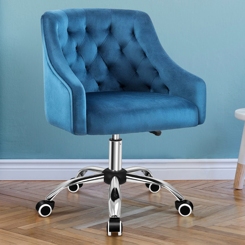 HoxtonRoom Carrion Tufted Velvet Office Chair Temple & ster