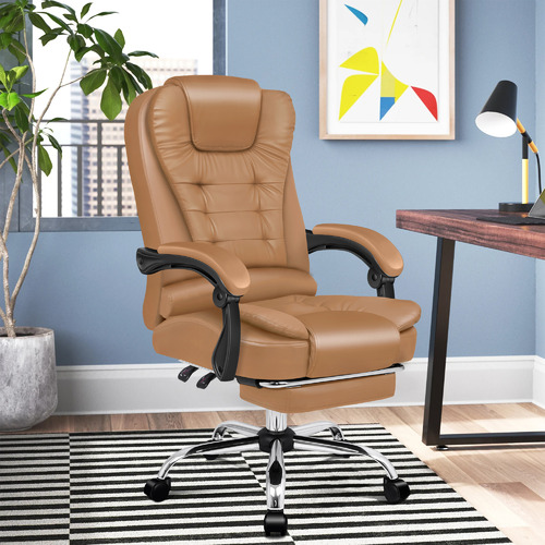 rudy leather swivel chair