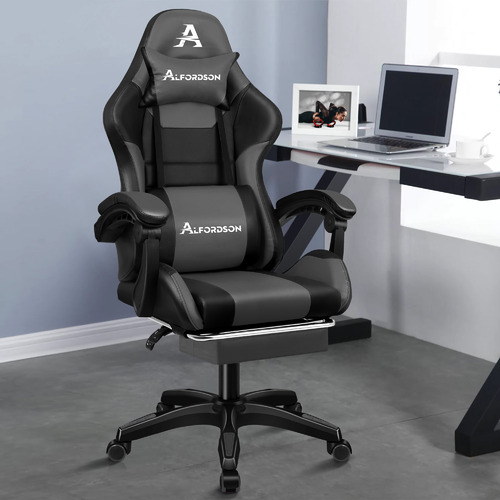 Nightcrawler-PU-Leather-Gaming-Chair-with-Footrest
