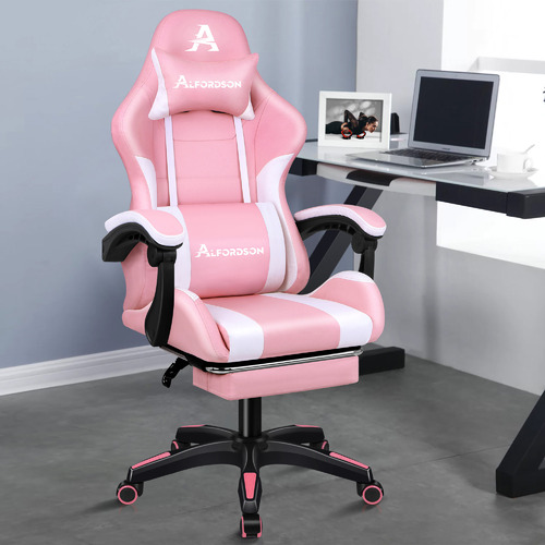 Nightcrawler-PU-Leather-Gaming-Chair-with-Footrest