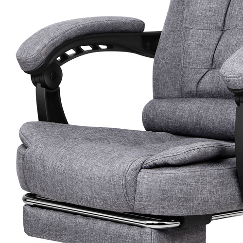 Blaese Linen Massage Executive Chair with Footrest