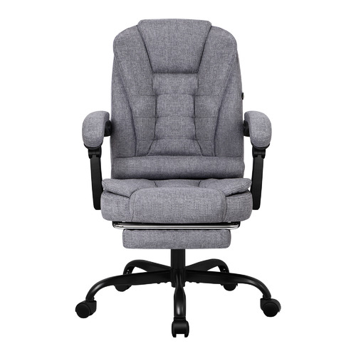Blaese Linen Massage Executive Chair with Footrest