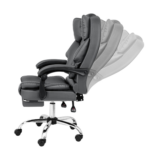 Lauren PU Leather Executive Chair with Footrest
