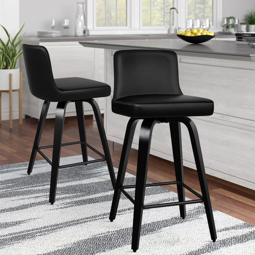 65cm-Norris-Faux-Leather-Swivel-Barstools
