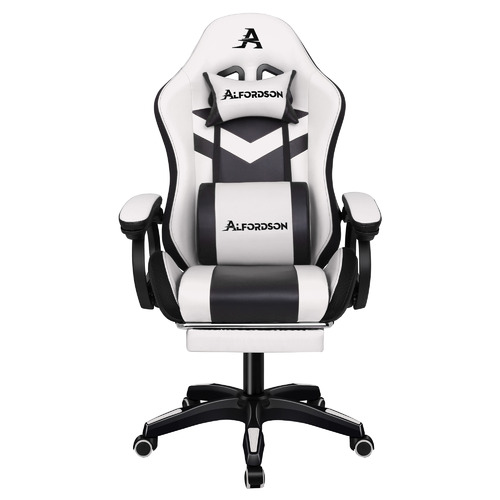 Maximus LED Gaming Massage Office Chair with Footrest