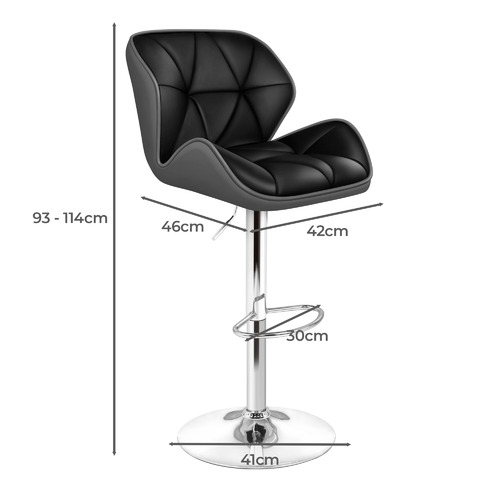 Willa Gas Lift Adjustable Bar Stools