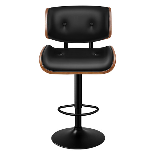 Black Odette Adjustable Bar Stool