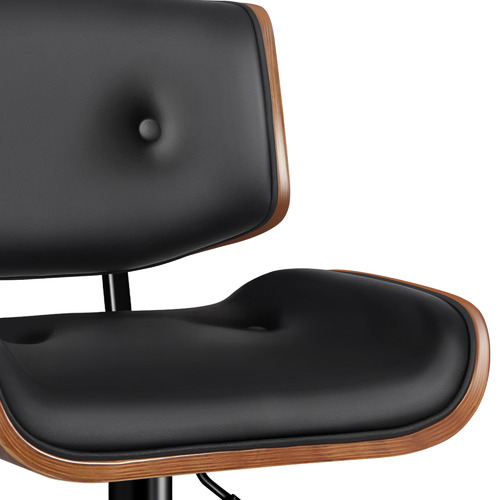 Black Odette Adjustable Bar Stool